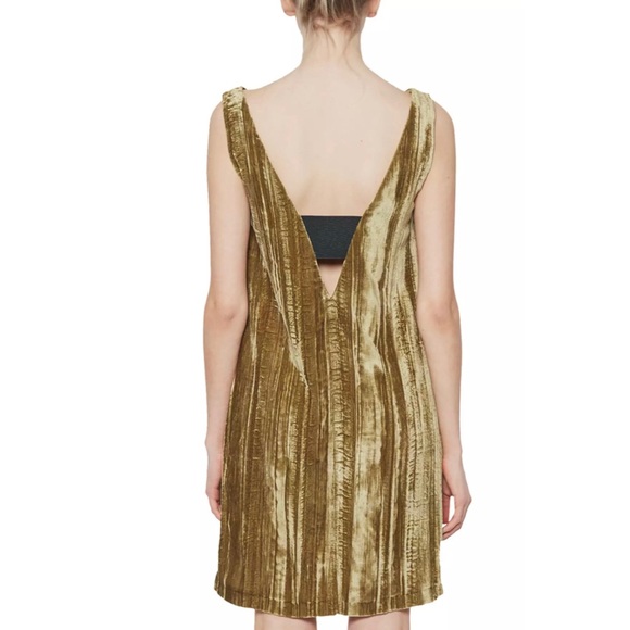 NEW FRENCH CONNECTION VELVET MINI DRESS - Picture 5 of 8